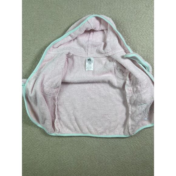 Just Born Baby Girl Pink Hooded Octopus Bath Robe Size 0-9 Months Terry Cloth - Picture 7 of 8